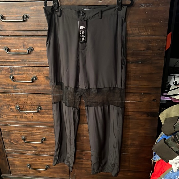 Incerun Men’s Pants with Mesh Panels - Picture 3 of 6